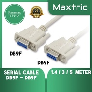 Panamax 1.4 ~ 5 Meter DB9F - DB9F Serial Cable DB 9Pin Female to Female RS232 Extension = E3322