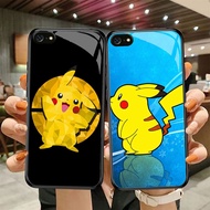 DF-44 Pikachu TPU HD Glass Casing for iPhone 6 6S 7 8 Plus SE X XS XR Max