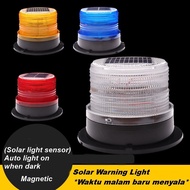 Solar Power Construction Warning Light LED Safety Strobe Emergency Road Light Warning Lamp (Solar Po