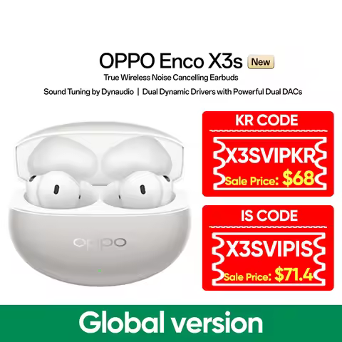 OPPO Enco X3s True Wireless Noise Cancelling Earbuds Up to 45 Hours of Playback Al Clear Call Blueto