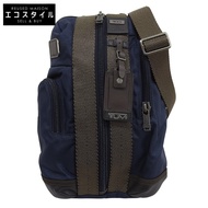 กระเป๋าคาดเอว Tumi ALPHABRAVO ทำจากไนลอน Ballistic สำหรับผู้ชาย สีน้ำเงินเข้ม สภาพดีเยี่ยม รุ่น 2223