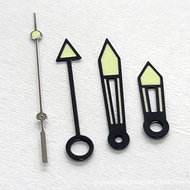 Watch Pointer Assembly NH34 Movement Watch Hand Black Green Four-Hand Pointer Green Luminous Watch H