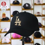 COTTON MLB LA Man Cap Woman cap Topi LA Fashion Baseball Cap Adjustable Topi Murah Topi Lelaki