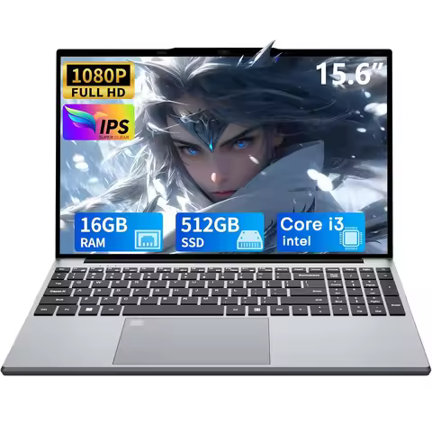 15.6" Gaming Laptop intel i3 6006/6100/7100 Office Notebook PC IPS Fingerprint 16GB RAM 1TB SSD Wind