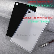 For Lenovo Tab M10 TB-X505F TB-X505L TB-605F/L Tablet Protection Case Lenovo M10 PlusTB-X606 TB-X606F Transparent Frosted White Soft TPU Jelly Cover