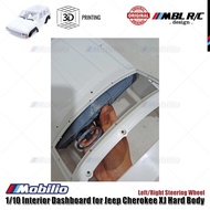 1/10 INTERIOR DASHBOARD 3D PRINTING FOR RC JEEP CHEROKEE XJ HARD BODY LEFT/RIGHT STEERING