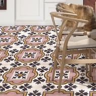 10 miếng dán'sàn chống thấm nước tự dính dày, họa tiết gạch in cho phòng khách, phòng ngủ, trang trí