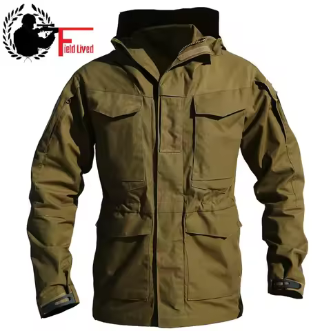 M65 UK US Army Clothing Casual Tactical Windbreaker Men Winter Autumn Flight Pilot Coat Male Hoodie 
