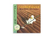 英文童書繪本 農場鴨FARMER DUCK書+DVD Martin Waddell 送可愛繪本小磁鐵8個 150元