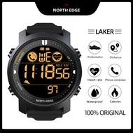 NORTH EDGE Laker Original Smart Watch Swimming Watch For Men Waterproof 50M HR Digital Outdoor Sport watches Smartwatch Bluetooth For Android IOS