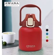 [AWANA] Portable Pop Lid Thermos (With Straw) 800ml AN-800D Thermos Flask Thermal Flask