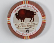 3 Tins of Navajo Medicine Of The People Mocha Lip Balm - Sacred Earth 0.75 oz Each - Christmas Stock