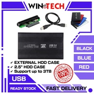 EXTERNAL HDD CASING 2.5" USB3.0 HDD Enclosure BLACK/BLUE/RED