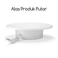 Meja Rotating Stand Display Mirror RGB lighting turntable/ Alas Putar Fotografi Mirror Rotating 360 