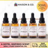 [HOTEL INSPIRED SCENT] 30ML Pure Essential Oil Hotel Fragrance Aroma Scent for Nebulizer