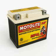 Motolite MF4L-B Maintenance-Free Motorcycle Battery | YTZ5S YTX4L-BS YT4L-BS Replacement | Compatibl