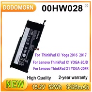 01AV409 01AV457 Laptop Battery 00HW028 Thinkpad X1 Carbon 4th Gen 4 2016 / Yoga Gen1 Gen2 15.2V 00HW