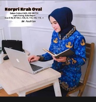 BAJU KORPRI ASN PRIA DAN WANITA TERBARU KERAH HITAM PRIA DAN WANITA seragam batik korpri wanita/ bat