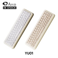 Akko YU01 Resin case 68-Key Structure Wireless RGB VIA Mechanical Keyboard, Hotswap-Socket ASA PC Ke