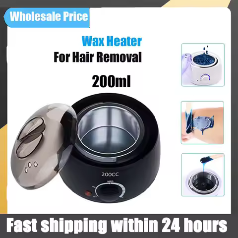 200ml Hard Wax Bean / Wax Heater Heating Wax Machine Hair Removal Paraffin Heater Depilatory Epilato
