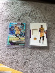 [Lakers D’Lo💜💛] D’Angelo Russell Prizm 25/25 National Treasures 86/99 Dlo Jersey Card NBA 球員卡 球衣卡 球星