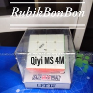 2020 New QIYI 4M MS Stickerless Speed Cube Puzzle 4x4 Magnetic Rubik Cube Magic Cube Educational