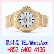 勞力士ROLEX 遊艇大師68628 黃金自動上鍊女士男士手錶