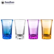 HUAIHAO 6Pcs/Set 35ml Plastic Cup Spirits Party Bar Club Drinking Tool Wedding Wine Cocktail Pint Vo