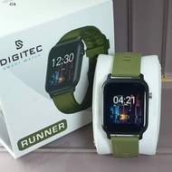 jam tangan digitec runner smartwatch multifungsi original - hijau