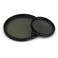Shi Stepless Adjustable ND ND Filter ND2-ND4 49mm-82mm Medium Gray Density Filter Camera Filter