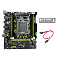 (TSMH) X79G Motherboard+SATA Cable+Bezel LGA2011 4XDDR3 RECC Slot M.2 NVME PCI-E X16 6XUSB2.0 SATA3.