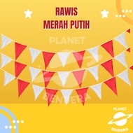RAWIS TRIANGLE FLAG DECORATION AUGUST 5 METERS