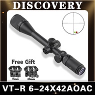 Discovery Scope VT-R 6-24X42AOAC Optical Scope Telescopic Sight ( Free gift 11mm and 20mm mounts )