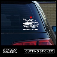 Cutting Sticker Tank Merkava