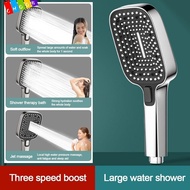 CHAAKIG Water-saving Sprinkler, Adjustable High Pressure Large Panel Shower Head, Fashion Handheld 3 Modes Multi-function Shower Sprayer Bathroom Accessories