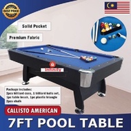 high quality Pool Table Meja Pool 7ft Callisto American Snooker [Malaysia Seller Ready Stock]