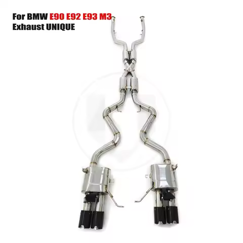 UNIQUE Designs Bmw E90 E92 E93 M3 V8 4.0L T304 Stainless Steel high performance valve exhaust system