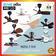 🔥FREE SHIPPING🔥 REZO VENUS 20 inch / LORCA 23 Inch /  MICA 30 inch Ceiling Fan MINI FAN DC Motor 6 S