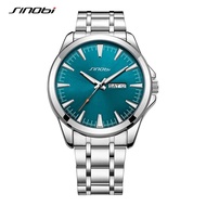 SINOBI Men’s Watches Top Brand Luxury Chronograph Quartz Men Watch Waterproof Sport Wrist Watch Men Stainless Steel Male Clock SYUE