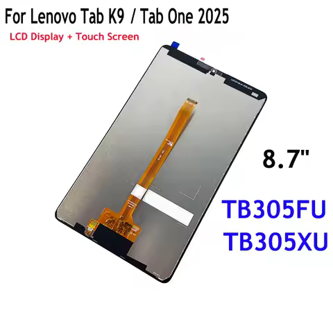 8.7" LCD For lenovo Tab K9 Tab One 2025 TB-305 TB305FU TB305XU TB305 LCD Display Touch Screen Digiti