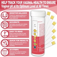 【Hot demand】 pH Test -30 Strips | BV Test Kit at Home for Women | Yeast Infection Test + pH Balance 