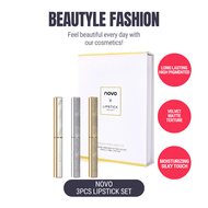 NOVO 3PCS Sets Velvet Matte Lipstick Set