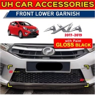 Perodua Axia 2017 - 2019 Sarung Depan Front Lower Grille Grill Honeycomb Mesh Exterior With Paint Ca