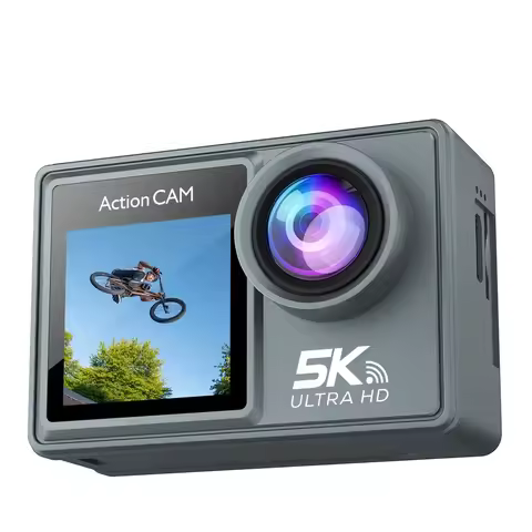 Waterproof Action Camera 5k Motorcycle Action Sports Camera Vlogging Camara
