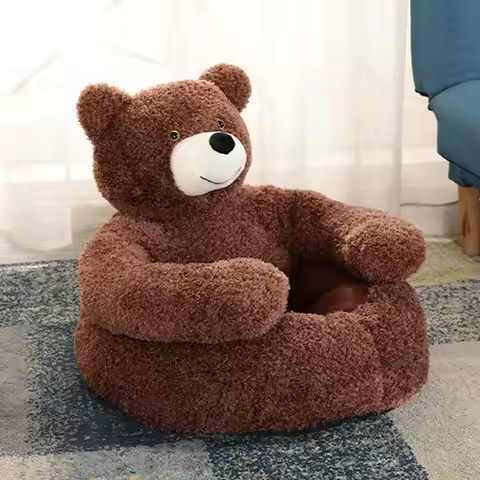 Dog Sofa Bed Fluffy Accessories Large Pet Beds Bad Basket Small Pets Dogs Mat Supplies Puppy Product