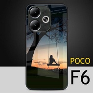 Softcase Glass Glitter For Xiaomi poco F6 - Casing hp poco F6 - Protective Case hp poco F6 - K45