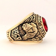 Nhẫn Nam - Nhẫn Mỹ Cổ Xưa Trường Học New York 1968