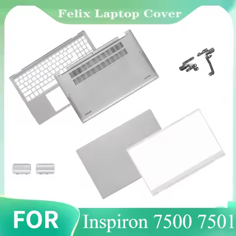 For Inspiron 7500 7501 New Laptop LCD Back Cover/Front Bezel/Palmrest/Bottom Case/Hinges Top Case 0C