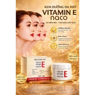 Naco Vitamin E Cream Facial Cream Moisturizing Brightening Soft Smooth Anti-Aging Genuine 45g