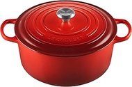 Le Creuset Enameled Cast Iron Signature Round Dutch Oven, 9 qt., Cerise